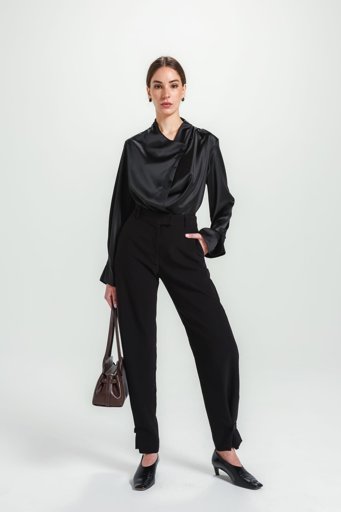 Tailored Ankle-Tie Trouser - View 3