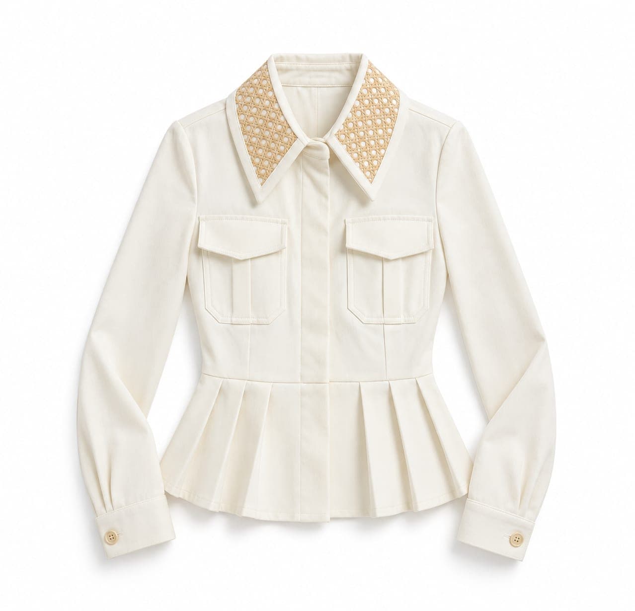 Bamboo Peplum Jacket - View 4
