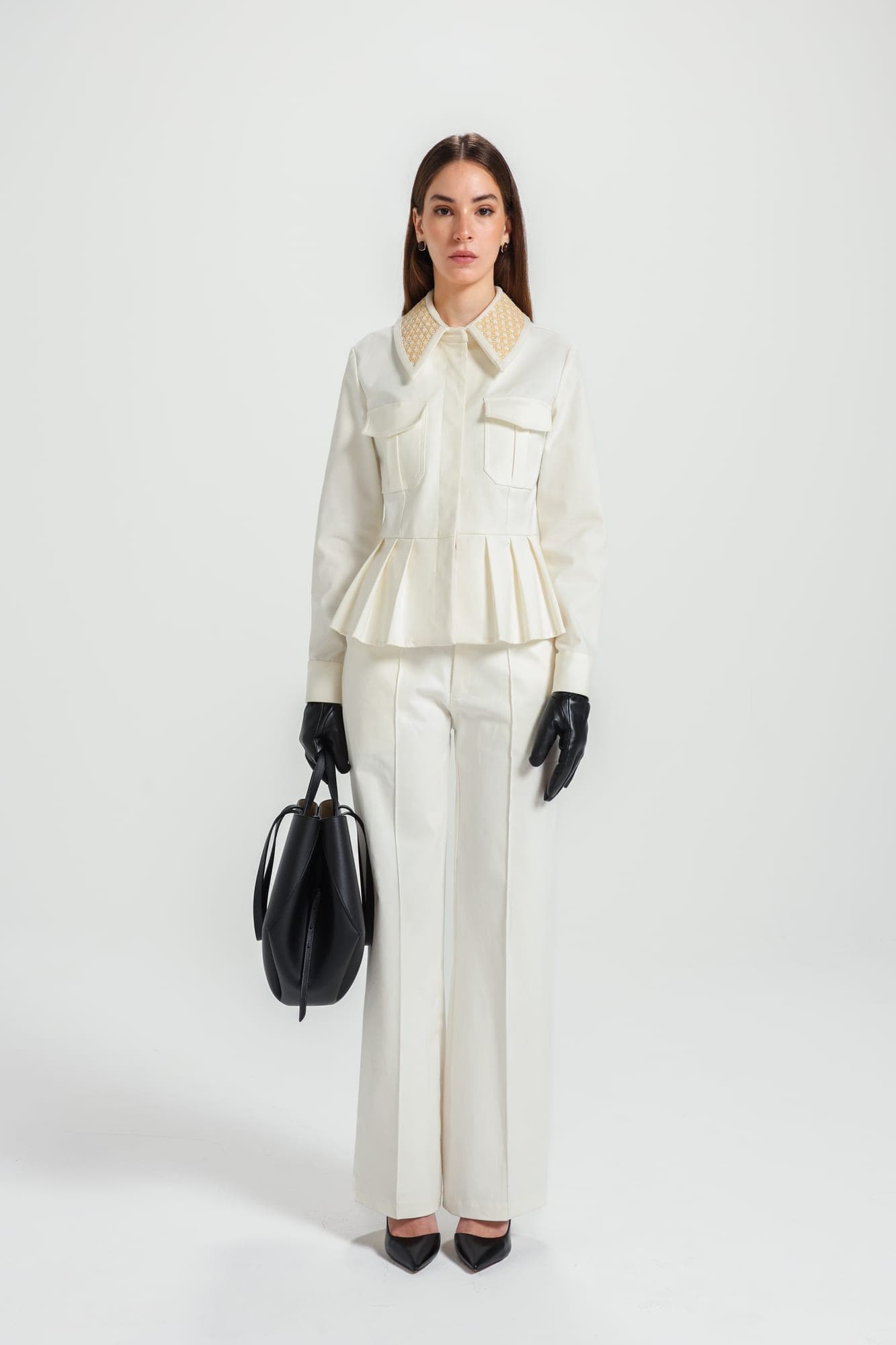 Pintuck Trouser - View 3