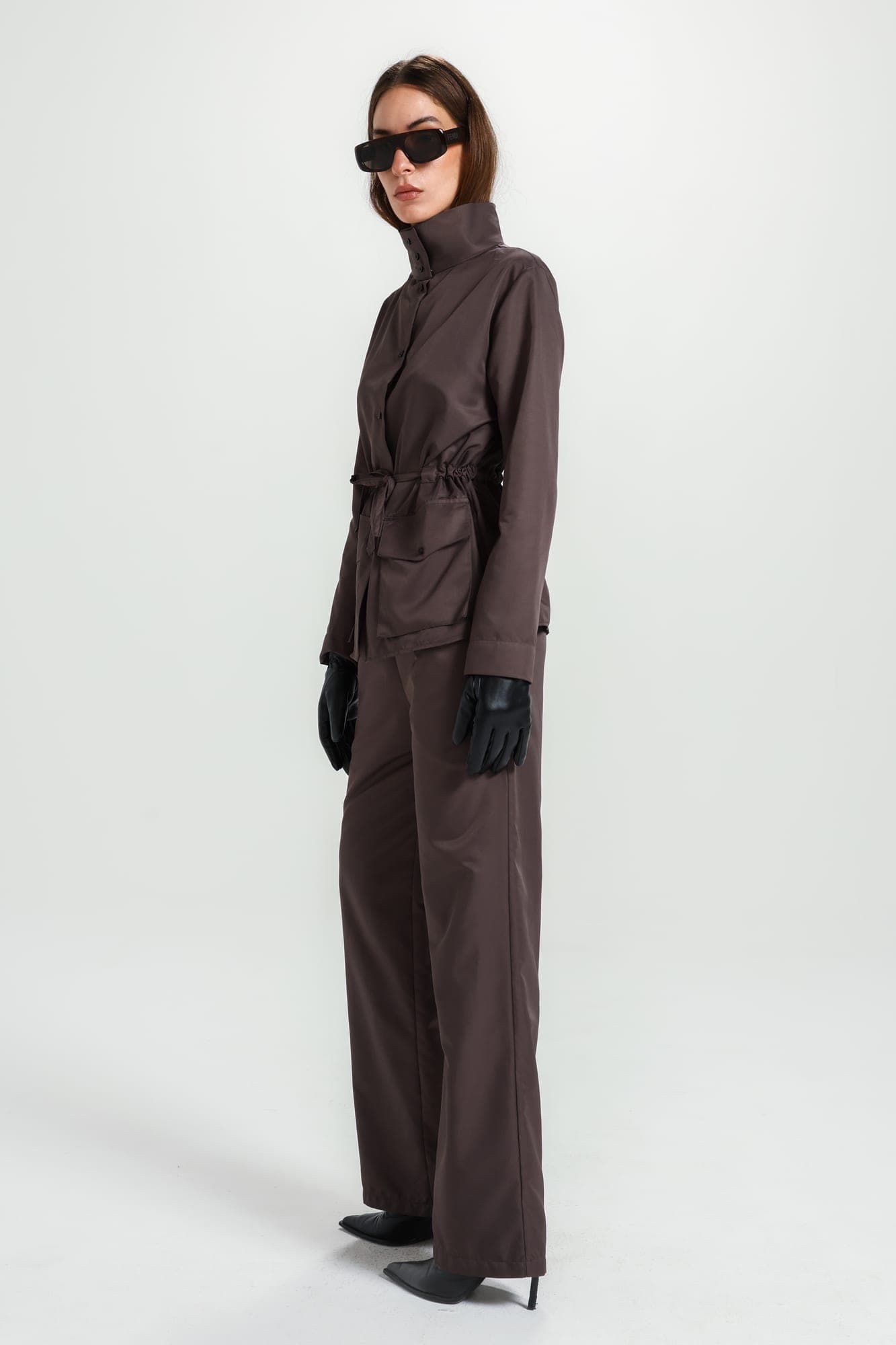 Wide-Leg Drawstring Trouser - View 3